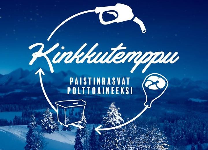 Kunkkutemppu, joulun paistinrasvojen keräys