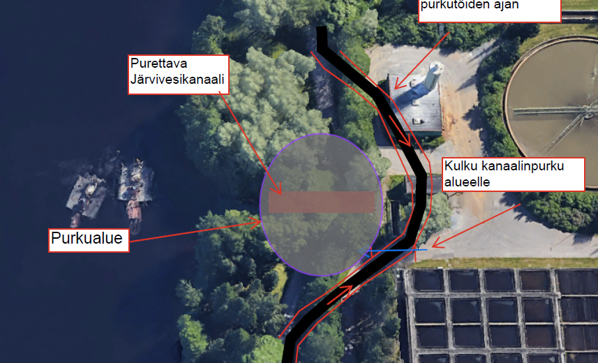 Liikennejärjestelyt Viinikanpolulla elo-syyskuussa 2026